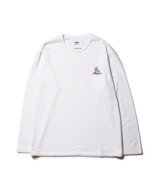 SURREAL（シュルリアル）の「【SURREAL/シュルリアル】Chad_ Made in USA Print L/S T-Shirt（Tシャツ/カットソー・メンズ・ホワイト/ネイビー/カーキ・LARGE/X-LARGE）」の2枚目の写真