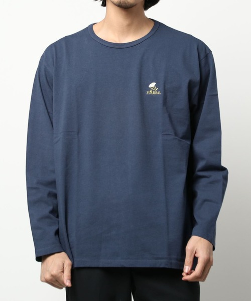 SURREAL（シュルリアル）の「【SURREAL/シュルリアル】Chad_ Made in USA Print L/S T-Shirt（Tシャツ/カットソー・メンズ・ホワイト/ネイビー/カーキ・LARGE/X-LARGE）」の4枚目の写真