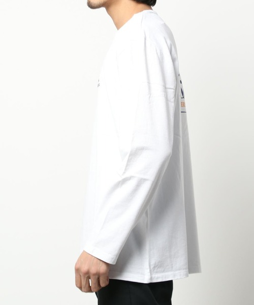 SURREAL（シュルリアル）の「【SURREAL/シュルリアル】Chad_ Made in USA Print L/S T-Shirt（Tシャツ/カットソー・メンズ・ホワイト/ネイビー/カーキ・LARGE/X-LARGE）」の7枚目の写真