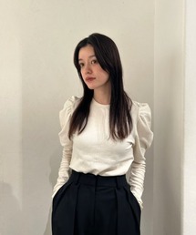 TODAYFUL | ジョーゼットパフショルダートップス(Tシャツ/カットソー)