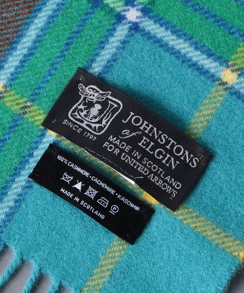 Johnstons of Elgin(ジョンストンズオブエルガン)の「【別注】<JOHNSTONS(ジョンストンズ)> 2プライ マルチチェック マフラー 35✕170(マフラー・メンズ・その他1・FREE)」の4枚目の写真