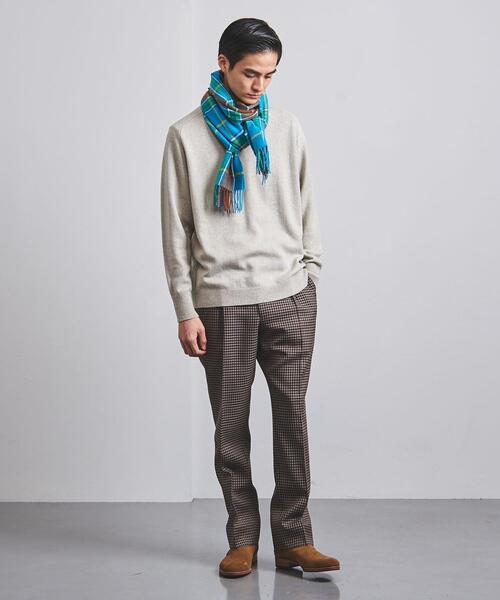 Johnstons of Elgin(ジョンストンズオブエルガン)の「【別注】<JOHNSTONS(ジョンストンズ)> 2プライ マルチチェック マフラー 35✕170(マフラー・メンズ・その他1・FREE)」の6枚目の写真