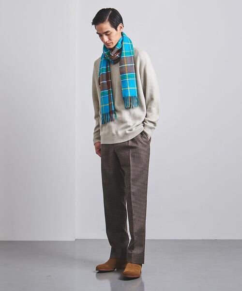 Johnstons of Elgin(ジョンストンズオブエルガン)の「【別注】<JOHNSTONS(ジョンストンズ)> 2プライ マルチチェック マフラー 35✕170(マフラー・メンズ・その他1・FREE)」の8枚目の写真