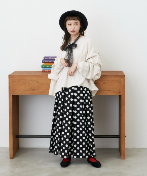 MERLOT(メルロー)の「フレアスカート(スカート・レディース・ブラック・FREE)」の13枚目の写真