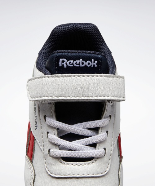 Reebok（リーボック）の「ロイヤル クラシック ジョガー 3.0 1V / ROYAL CLJOG 3.0 1V （スニーカー・キッズ・ブラック/ホワイト×ネイビー・15.0cm/16.0cm/14.0cm/12cm/13.0cm/11cm）」の8枚目の写真