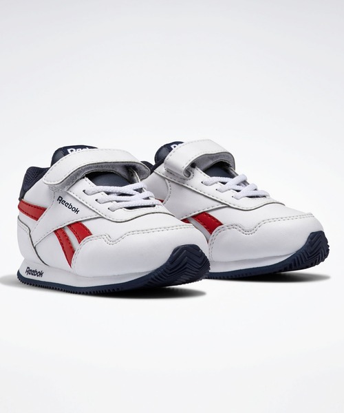 Reebok（リーボック）の「ロイヤル クラシック ジョガー 3.0 1V / ROYAL CLJOG 3.0 1V （スニーカー・キッズ・ブラック/ホワイト×ネイビー・15.0cm/16.0cm/14.0cm/12cm/13.0cm/11cm）」の3枚目の写真