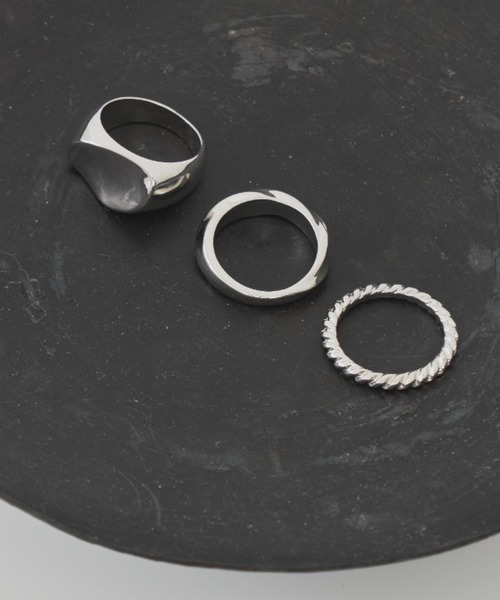 Aunt Marie's（アントマリーズ）の「アソートリングセット(3点セット)（リング・レディース・シルバー/ゴールド・FREE）」の3枚目の写真
