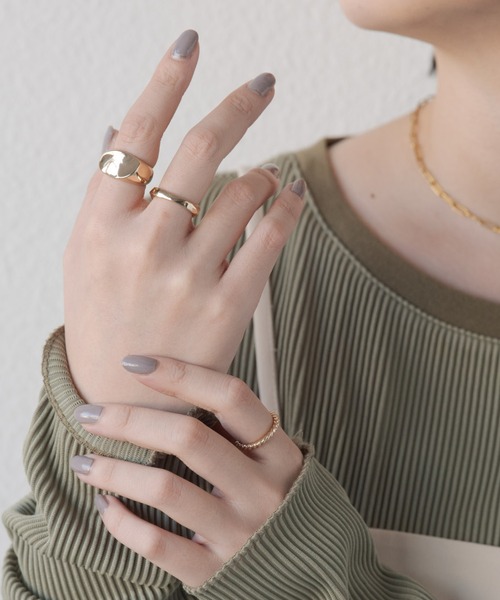 Aunt Marie's（アントマリーズ）の「アソートリングセット(3点セット)（リング・レディース・シルバー/ゴールド・FREE）」の9枚目の写真