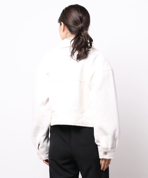 ENVYM（アンビー）の「シャギーショートＪＫ（その他アウター・レディース・ホワイト/ブラック・FREE）」の20枚目の写真