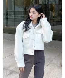 ENVYM | シャギーショートＪＫ(その他アウター)