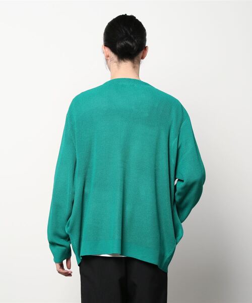 SUGGESTION（サジェッション）の「SUGGESTION 12ゲージ畦編みニット