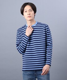 TAKEO KIKUCHI | ポンチ ボーダー カットソー(Tシャツ/カットソー)
