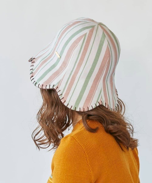 kaorinomori（カオリノモリ）の「カオリノモリ　コキュルハット（ハット・レディース・ホワイト/ネイビー・M/57.5cm）」の5枚目の写真