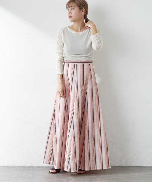 SHENERY（シーナリー）の「シアークレープブルーゼヘムロンTEE（Tシャツ/カットソー・レディース・ベージュ/オフホワイト・FREE）」の6枚目の写真