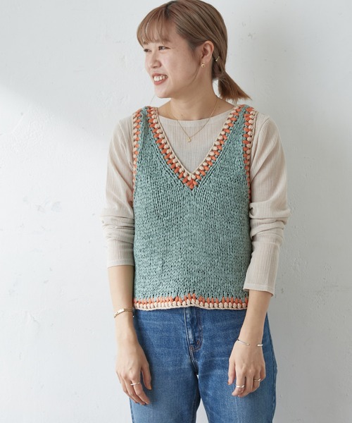 SHENERY（シーナリー）の「シアークレープブルーゼヘムロンTEE（Tシャツ/カットソー・レディース・ベージュ/オフホワイト・FREE）」の17枚目の写真