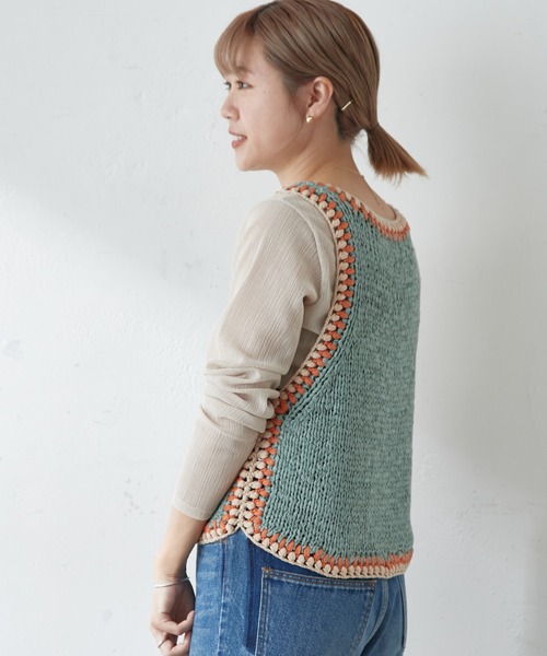 SHENERY（シーナリー）の「シアークレープブルーゼヘムロンTEE（Tシャツ/カットソー・レディース・ベージュ/オフホワイト・FREE）」の19枚目の写真