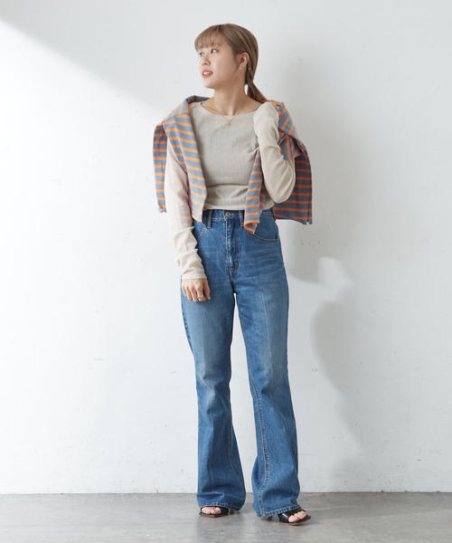 SHENERY（シーナリー）の「シアークレープブルーゼヘムロンTEE（Tシャツ/カットソー・レディース・ベージュ/オフホワイト・FREE）」の15枚目の写真