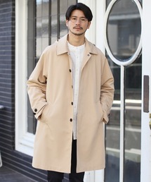 フード脱着ステンカラーコート バルマカーンコート