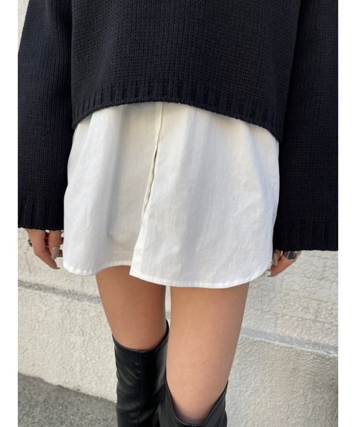 EGOIST（エゴイスト）の「天竺タートルニットトップス（ニット/セーター・レディース・ブラック/グリーン/アイボリー・FREE）」の18枚目の写真