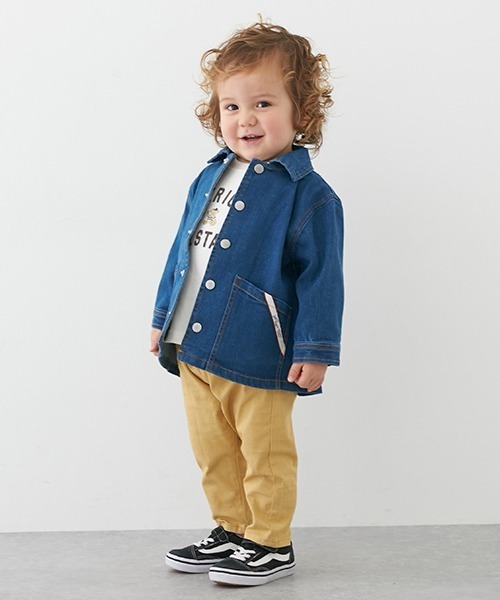 petit main（プティマイン）の「カフェパンツ（その他パンツ・キッズ・イエロー/チャコール/ライトブルー/ライトベージュ・80ｃｍ/130cm/100cm/90cm/120cm/110cm）」の16枚目の写真