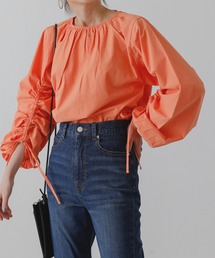 COLONY 2139 | コットン袖ギャザーブラウス(シャツ/ブラウス)