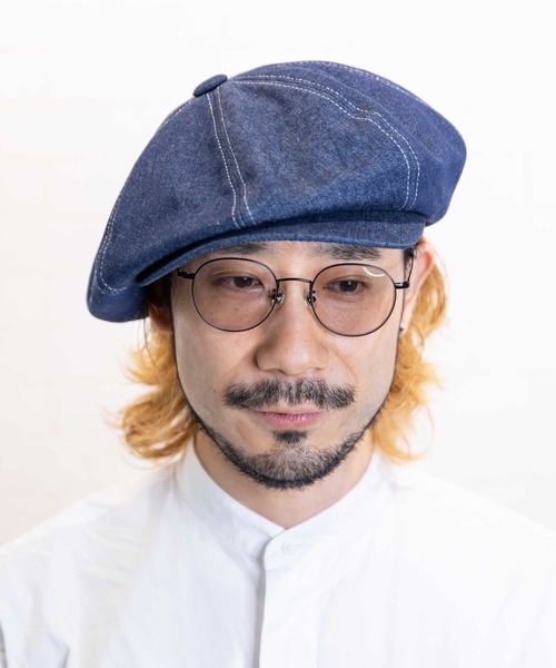 無（ム）の「デニムキャスケット（キャスケット・メンズ・ネイビー/ブラック/グレー・FREE）」の3枚目の写真