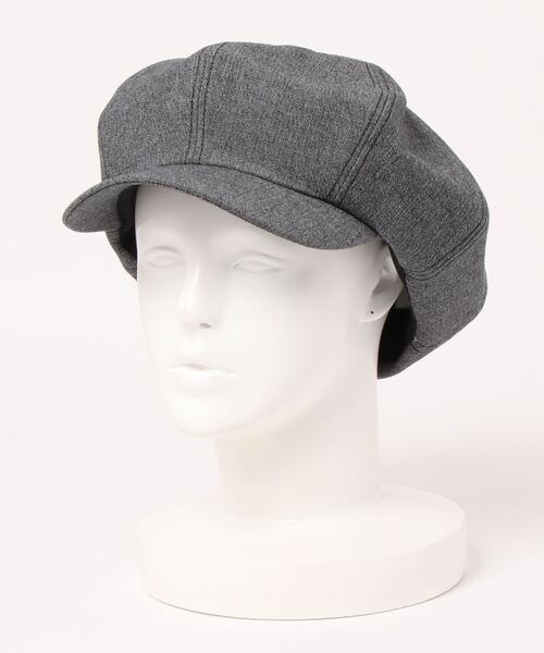 無（ム）の「デニムキャスケット（キャスケット・メンズ・ネイビー/ブラック/グレー・FREE）」の6枚目の写真