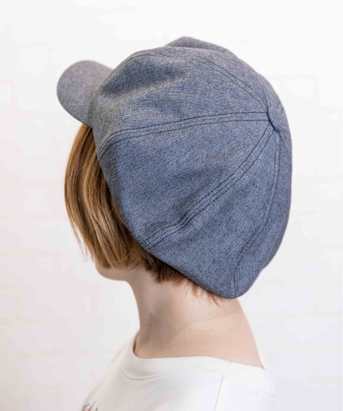 無（ム）の「デニムキャスケット（キャスケット・メンズ・ネイビー/ブラック/グレー・FREE）」の14枚目の写真