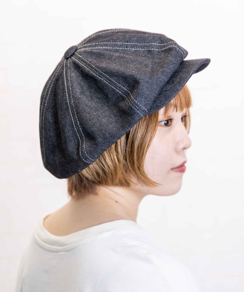無（ム）の「デニムキャスケット（キャスケット・メンズ・ネイビー/ブラック/グレー・FREE）」の19枚目の写真