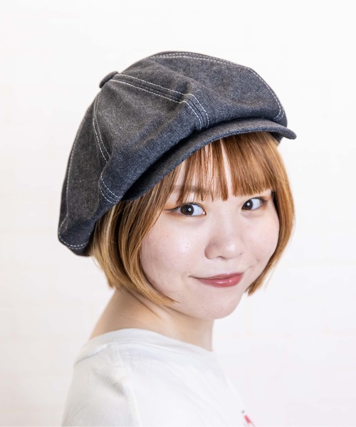 無（ム）の「デニムキャスケット（キャスケット・メンズ・ネイビー/ブラック/グレー・FREE）」の18枚目の写真