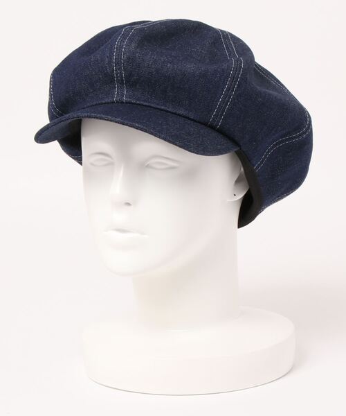 無（ム）の「デニムキャスケット（キャスケット・メンズ・ネイビー/ブラック/グレー・FREE）」の4枚目の写真