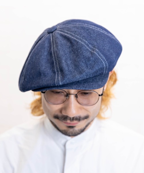 無（ム）の「デニムキャスケット（キャスケット・メンズ・ネイビー/ブラック/グレー・FREE）」の12枚目の写真