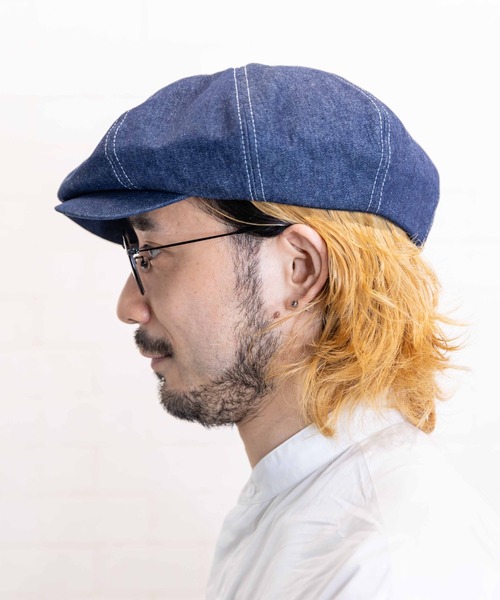 無（ム）の「デニムキャスケット（キャスケット・メンズ・ネイビー/ブラック/グレー・FREE）」の11枚目の写真