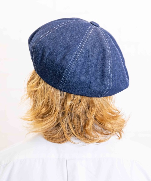 無（ム）の「デニムキャスケット（キャスケット・メンズ・ネイビー/ブラック/グレー・FREE）」の10枚目の写真