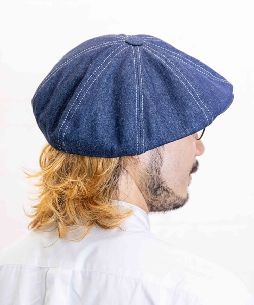 無（ム）の「デニムキャスケット（キャスケット・メンズ・ネイビー/ブラック/グレー・FREE）」の9枚目の写真
