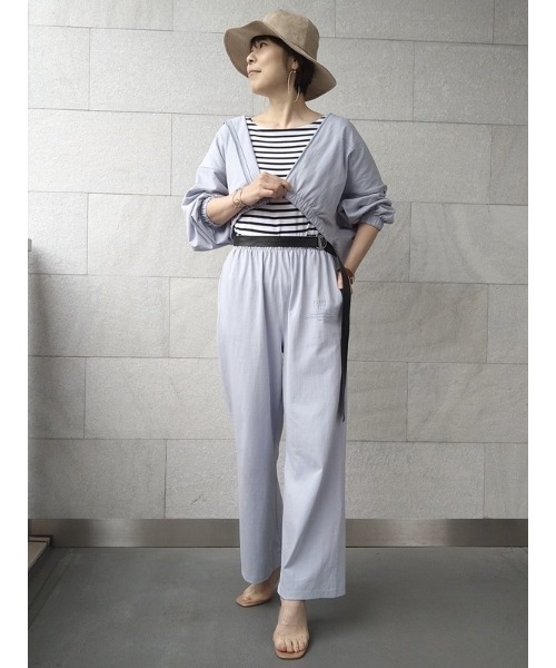 GAP(ギャップ)の「ウッシュド ロー ジャージ クロップ パーカー(パーカー・レディース・ライトブルー/ベージュ/グレー/ネイビー・S/M/L/XS/XXS)」の14枚目の写真