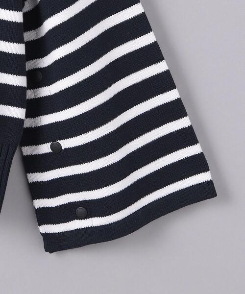 HYKE(ハイク)の「<HYKE(ハイク)>STRIPED ベルスリーブ ニット(ニット/セーター・レディース・ネイビー・1)」の10枚目の写真