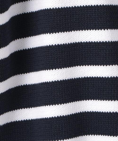 HYKE(ハイク)の「<HYKE(ハイク)>STRIPED ベルスリーブ ニット(ニット/セーター・レディース・ネイビー・1)」の12枚目の写真