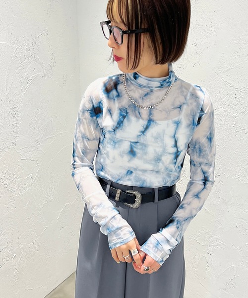apres jour mignon（アプレジュールミニョン）の「柄カットインナー【ZOZOTOWN限定アイテム】（その他トップス・レディース・ブラック系その他/パープル系その他/グリーン系その他/ブラウン系その他・フリー/X-LARGE）」の5枚目の写真
