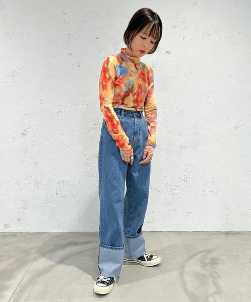 apres jour mignon（アプレジュールミニョン）の「柄カットインナー【ZOZOTOWN限定アイテム】（その他トップス・レディース・ブラック系その他/パープル系その他/グリーン系その他/ブラウン系その他・フリー/X-LARGE）」の15枚目の写真