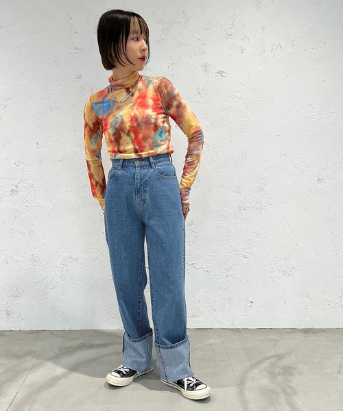 apres jour mignon（アプレジュールミニョン）の「柄カットインナー【ZOZOTOWN限定アイテム】（その他トップス・レディース・ブラック系その他/パープル系その他/グリーン系その他/ブラウン系その他・フリー/X-LARGE）」の16枚目の写真