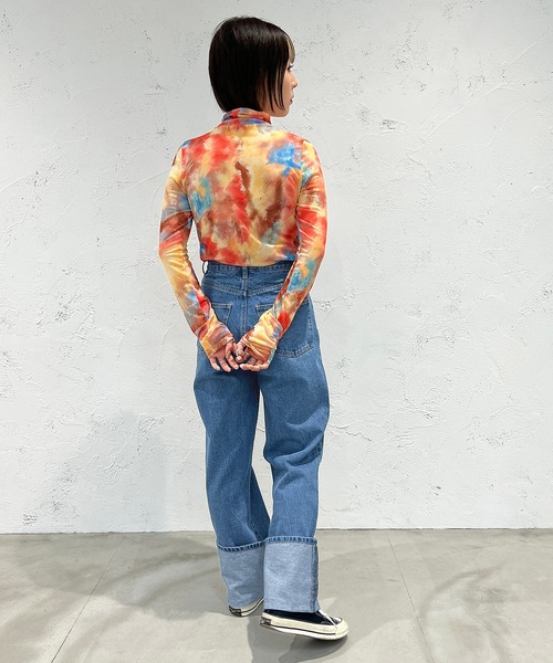 apres jour mignon（アプレジュールミニョン）の「柄カットインナー【ZOZOTOWN限定アイテム】（その他トップス・レディース・ブラック系その他/パープル系その他/グリーン系その他/ブラウン系その他・フリー/X-LARGE）」の17枚目の写真