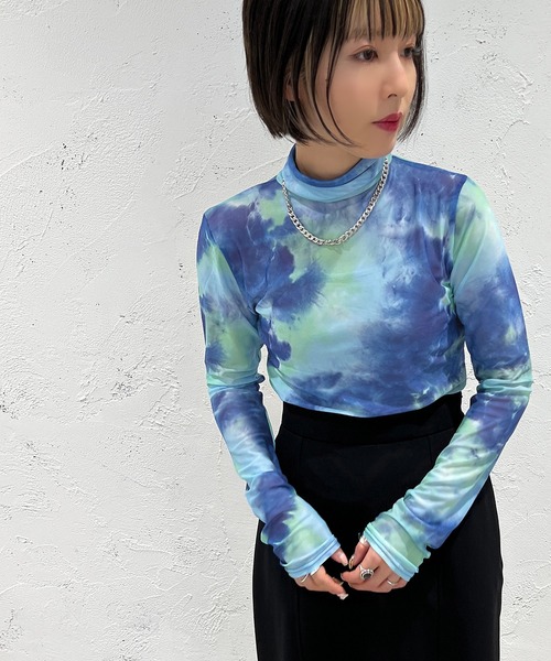 apres jour mignon（アプレジュールミニョン）の「柄カットインナー【ZOZOTOWN限定アイテム】（その他トップス・レディース・ブラック系その他/パープル系その他/グリーン系その他/ブラウン系その他・フリー/X-LARGE）」の18枚目の写真