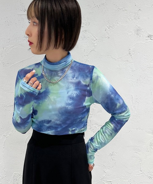 apres jour mignon（アプレジュールミニョン）の「柄カットインナー【ZOZOTOWN限定アイテム】（その他トップス・レディース・ブラック系その他/パープル系その他/グリーン系その他/ブラウン系その他・フリー/X-LARGE）」の19枚目の写真