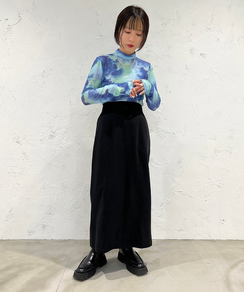 apres jour mignon（アプレジュールミニョン）の「柄カットインナー【ZOZOTOWN限定アイテム】（その他トップス・レディース・ブラック系その他/パープル系その他/グリーン系その他/ブラウン系その他・フリー/X-LARGE）」の21枚目の写真