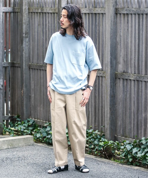 URBAN RESEARCH Sonny Label(アーバンリサーチサニーレーベル)の「コンパクトスムースTシャツ(Tシャツ/カットソー・メンズ・ホワイト/ブラック/イエロー/ブルー/グレー系その他・MEDIUM/LARGE)」の13枚目の写真