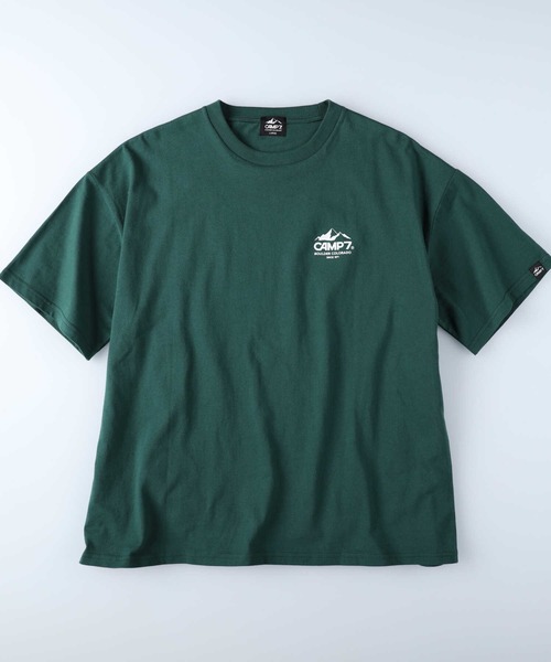 CAMP7(キャンプセブン)の「【CAMP7】バックプリントTシャツ(Tシャツ/カットソー・メンズ・グリーン/ホワイト/ブラック・XL/L/M/S)」の13枚目の写真