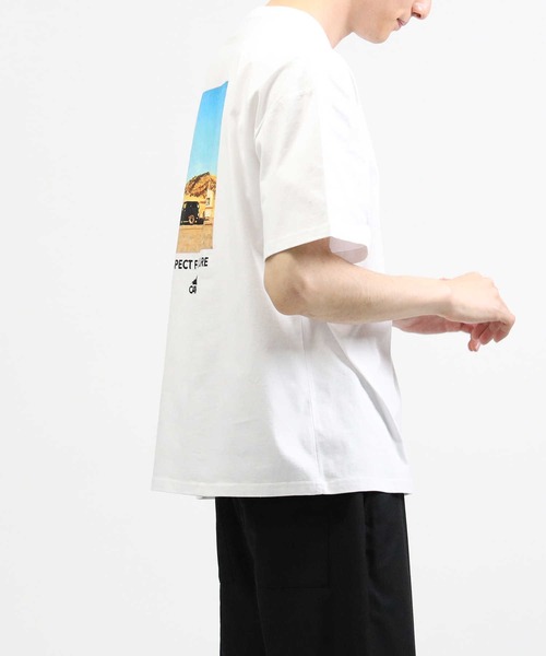 CAMP7(キャンプセブン)の「【CAMP7】バックプリントTシャツ(Tシャツ/カットソー・メンズ・グリーン/ホワイト/ブラック・XL/L/M/S)」の6枚目の写真