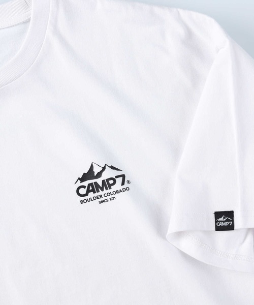 CAMP7(キャンプセブン)の「【CAMP7】バックプリントTシャツ(Tシャツ/カットソー・メンズ・グリーン/ホワイト/ブラック・XL/L/M/S)」の20枚目の写真