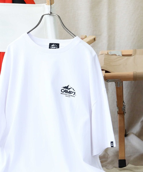 CAMP7(キャンプセブン)の「【CAMP7】バックプリントTシャツ(Tシャツ/カットソー・メンズ・グリーン/ホワイト/ブラック・XL/L/M/S)」の18枚目の写真